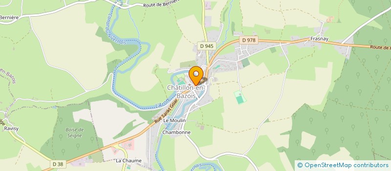 localisation de l'entreprise BRUNET BATIMENT ASSOCIES à CHATILLON-EN-BAZOIS