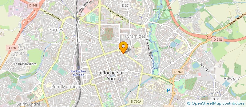 localisation de l'entreprise BRUNET-BERTHOME à LA ROCHE-SUR-YON