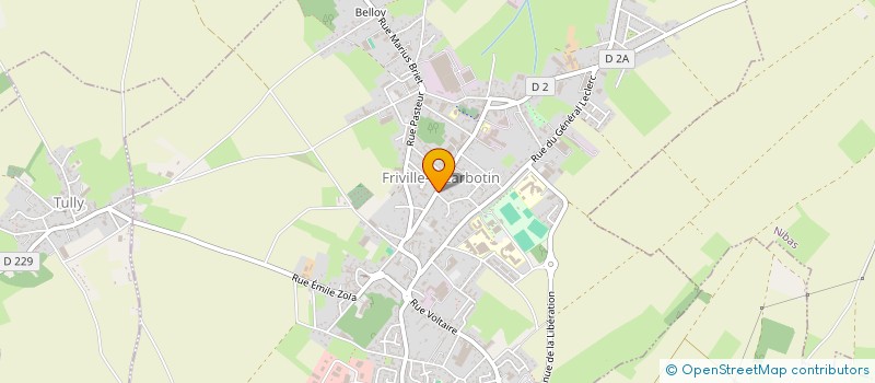 localisation de l'entreprise BRUNET-BUEE à FRIVILLE-ESCARBOTIN