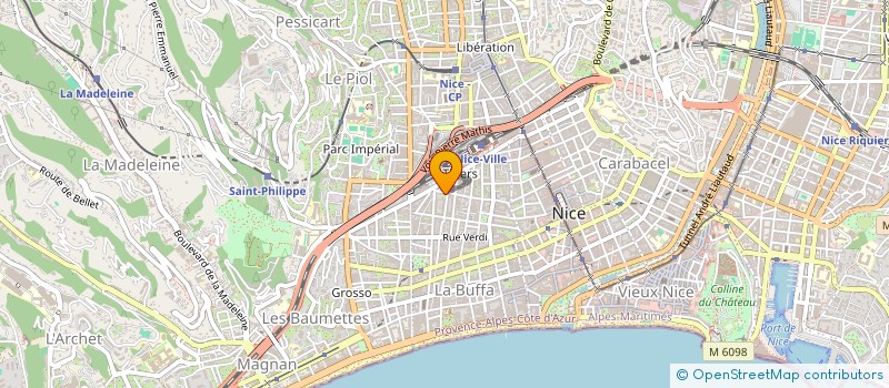 localisation de l'entreprise BRUNET CHARPENTES à NICE