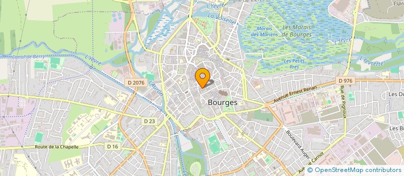 localisation de l'entreprise BRUNET CHAUSSEUR à BOURGES