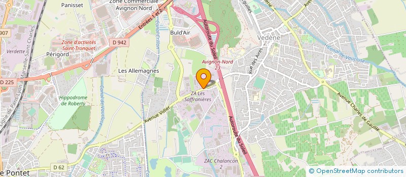 localisation de l'entreprise BRUNET DEBAINES à VEDENE