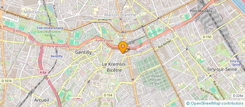 localisation de l'entreprise BRUNET ET CAMBEY à LE KREMLIN-BICETRE