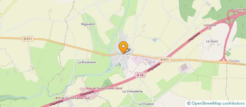 localisation de l'entreprise BRUNET FRERES  SAINT-MAIXENT-L'ECOLE