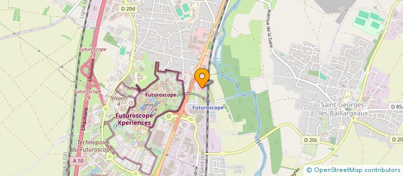 localisation de l'entreprise BRUNET HOLDING  CHASSENEUIL-DU-POITOU