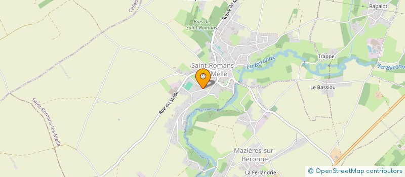 localisation de l'entreprise BRUNET INVESTISSEMENTS  SAINT-ROMANS-LES-MELLE