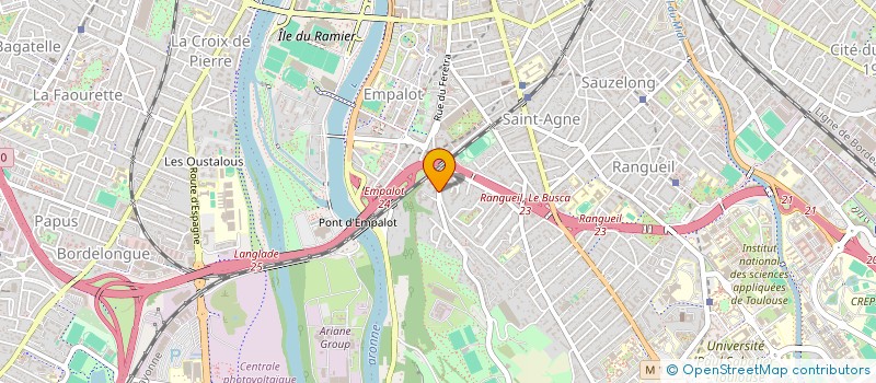 localisation de l'entreprise BRUNET LUGARDON PECHARMAN INDIVISION à TOULOUSE