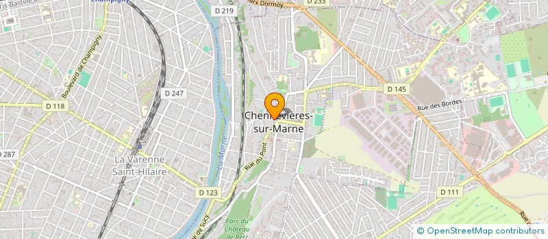 localisation de l'entreprise BRUNET - MICHELET à SAINT-MAUR-DES-FOSSES