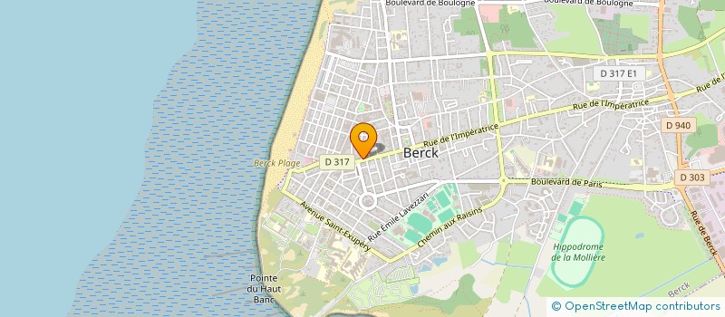 localisation de l'entreprise BRUNET OPTIC à BERCK