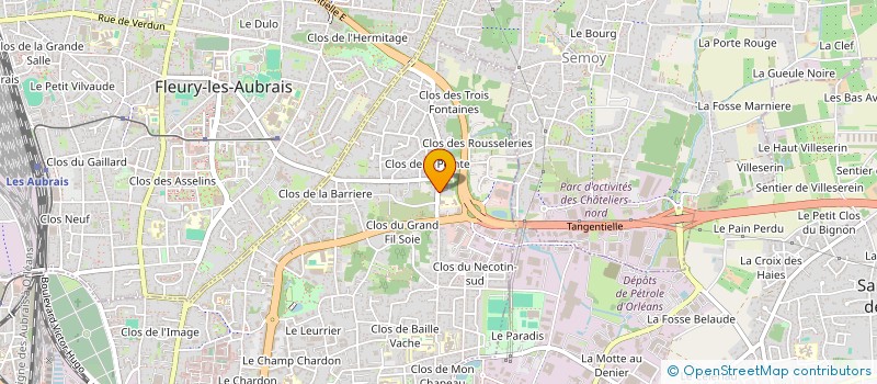 localisation de l'entreprise BRUNET SARL à ORLEANS