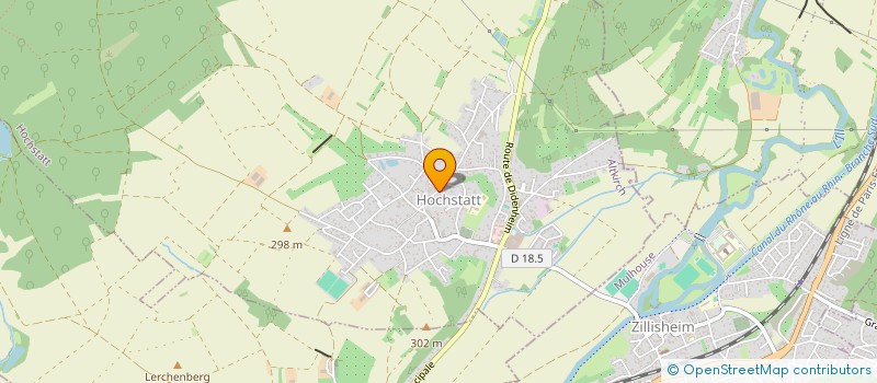 localisation de l'entreprise BRUNETTI  HOCHSTATT