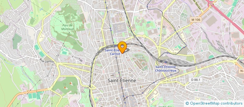 localisation de l'entreprise BRUNETTON DA PALMA / SALENGRO  SAINT-ETIENNE