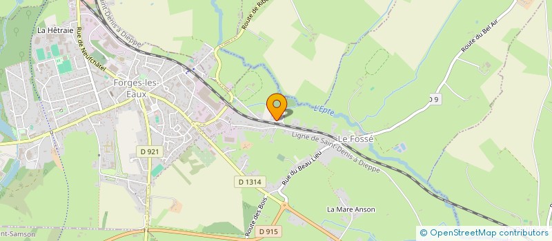 localisation de l'entreprise BRUNEVAL RECUP  FORGES-LES-EAUX