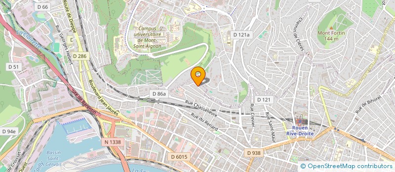 localisation de l'entreprise BRUNEVIVE  ROUEN