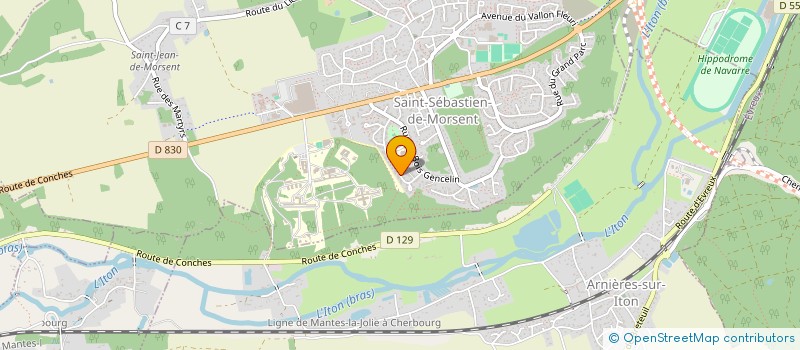 localisation de l'entreprise BRUNIER RENOVATION  SAINT-SEBASTIEN-DE-MORSENT