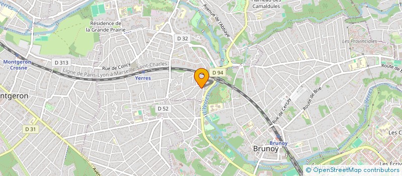 localisation de l'entreprise BRUNIMMO  YERRES