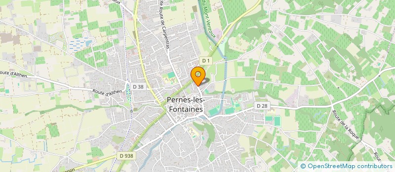 localisation de l'entreprise BRUNING  PERNES-LES-FONTAINES