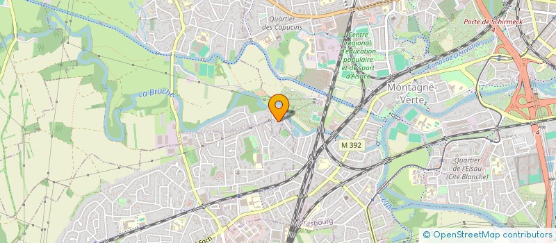 localisation de l'entreprise BRUNING ET STUMM IMMOBILIER  ECKBOLSHEIM