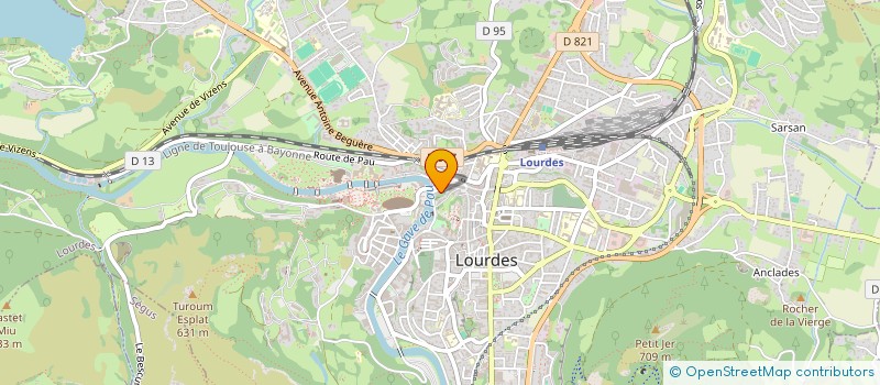 localisation de l'entreprise BRUNIS  LOURDES