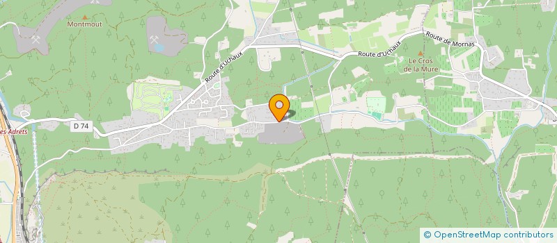 localisation de l'entreprise BRUNIVA  MORNAS