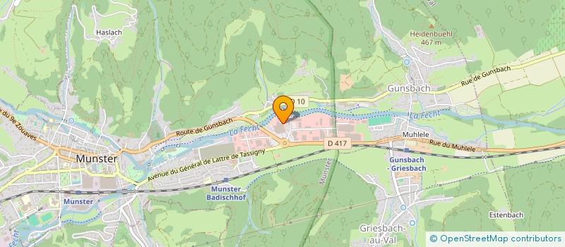 localisation de l'entreprise BRUNN-WENDE  MUNSTER