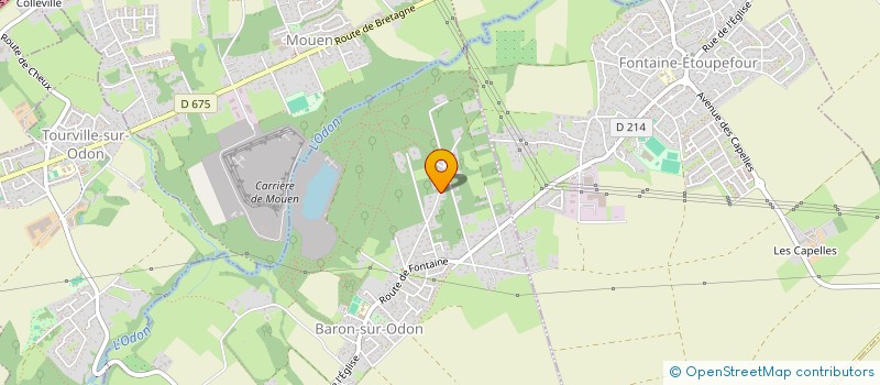 localisation de l'entreprise BRUNNEN  BARON-SUR-ODON