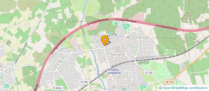localisation de l'entreprise BRUNNER à VERGEZE
