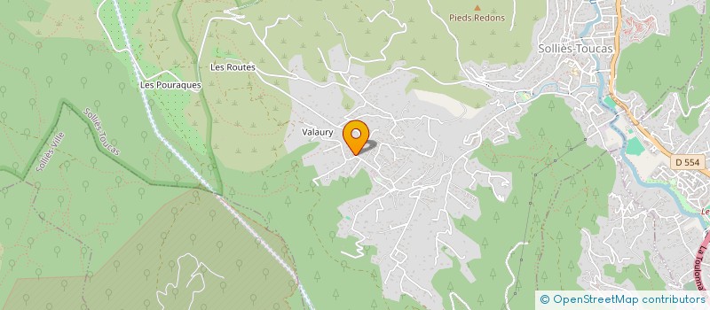 localisation de l'entreprise BRUNNER ET FILS à SOLLIES-TOUCAS