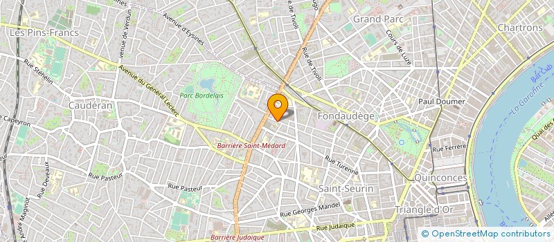 localisation de l'entreprise BRUNO ARNAIZ à BORDEAUX