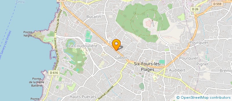 localisation de l'entreprise BRUNO ATZORI SOCIETE DE PARTICIPATIONS FINANCIERES DES PROFESSIONS LIBERALE DE NOTAIRES à SIX-FOURS-LES-PLAGES