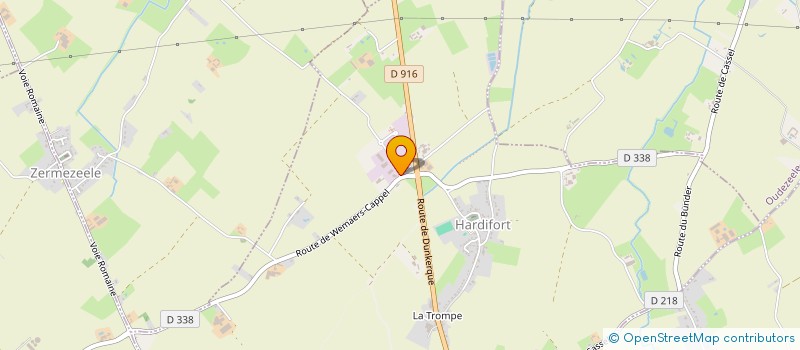 localisation de l'entreprise BRUNO BEURAERT à HARDIFORT