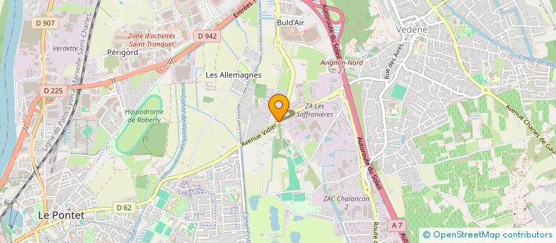 localisation de l'entreprise BRUNO BOX  VEDENE