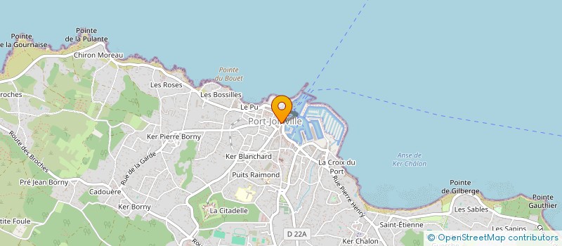 localisation de l'entreprise BRUNO BURGAUD à L'ILE-D'YEU