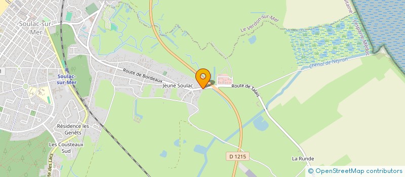 localisation de l'entreprise BRUNO CARRE EXPERTISE CANINE  SOULAC-SUR-MER