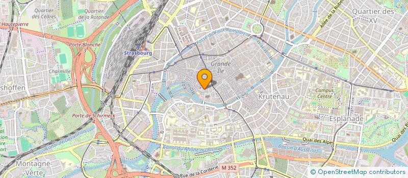 localisation de l'entreprise BRUNO CAZANAVE à STRASBOURG