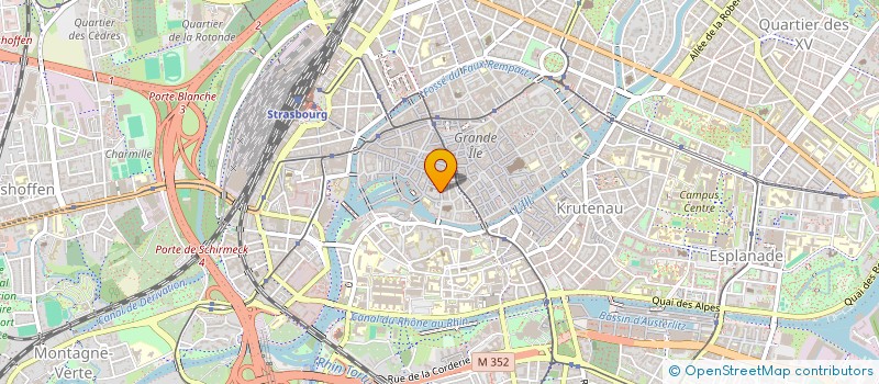 localisation de l'entreprise BRUNO CAZANAVE IMMOBILIER à STRASBOURG