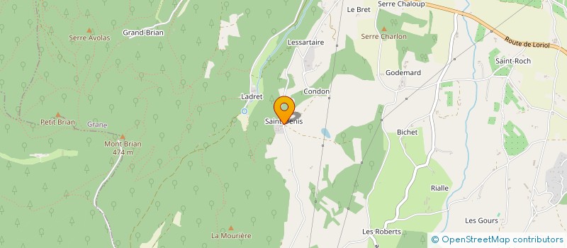 localisation de l'entreprise BRUNO CHABANNE PATRIMOINE ET INVESTISSEMENTS  GRANE