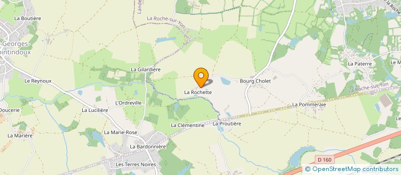 localisation de l'entreprise BRUNO CHARBONNEAU  LANDERONDE