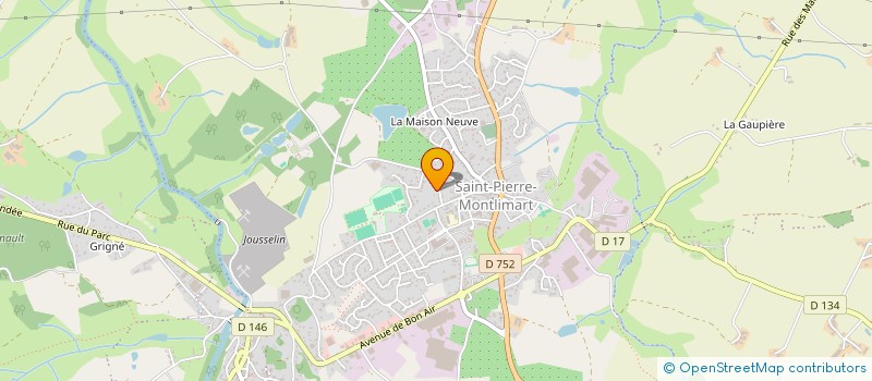 localisation de l'entreprise BRUNO CHEVALIER à MONTREVAULT-SUR-EVRE