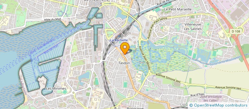 localisation de l'entreprise BRUNO CHRIKI PLOMBERIE  LA ROCHELLE