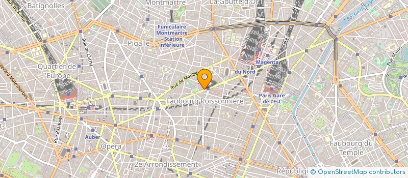 localisation de l'entreprise BRUNO COIFFURE  PARIS