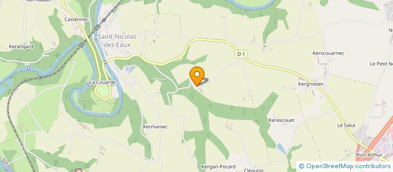 localisation de l'entreprise BRUNO CONANEC  PLUMELIAU-BIEUZY