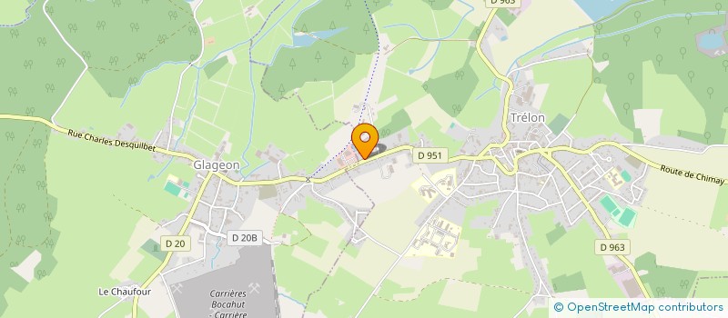 localisation de l'entreprise BRUNO DEMENAGEMENTS  TRELON