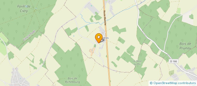 localisation de l'entreprise BRUNO DENIL PAYSAGES  ORVILLIERS