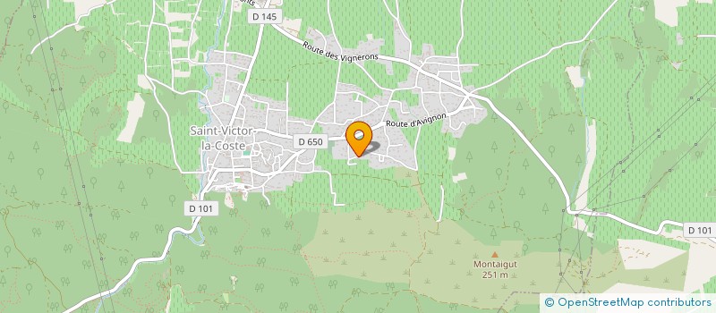 localisation de l'entreprise BRUNO DENIZE INVESTISSEMENTS  SAINT-VICTOR-LA-COSTE