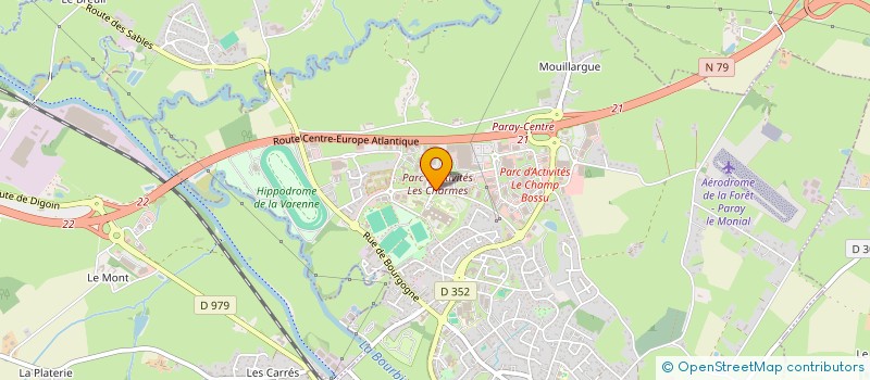 localisation de l'entreprise BRUNO ET CATHY  PARAY LE MONIAL