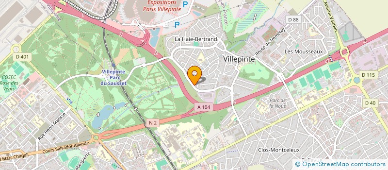 localisation de l'entreprise BRUNO ET SOPHIE à VILLEPINTE