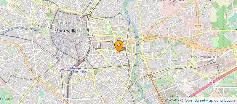 localisation de l'entreprise BRUNO EYDOUX PRODUCTIONS à MONTPELLIER