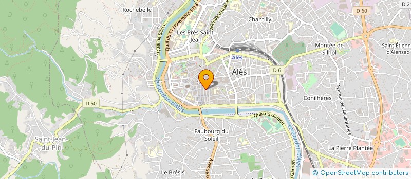 localisation de l'entreprise BRUNO FAISSE à ALES