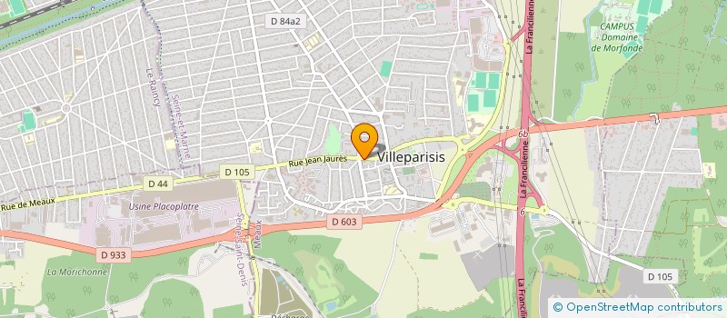 localisation de l'entreprise BRUNO FERDINAND PETER PATRICE  VILLEPARISIS